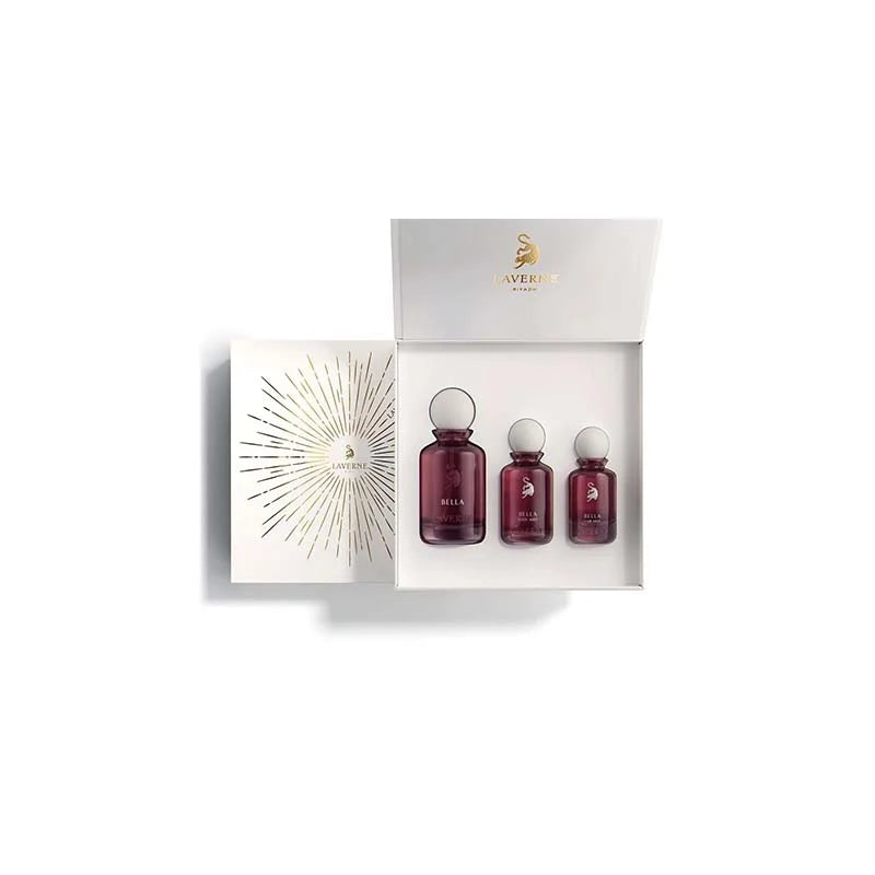 Laverne Bella Set For Women Eau De Parfum 100ml + Hair Mist 25ml + Body Mist 50ml
