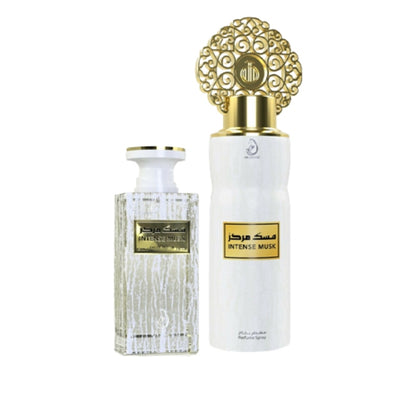 Arabiyat Intense Musk Set For Unisex Eau De Parfum 100ml + Perfume Spray 200ml