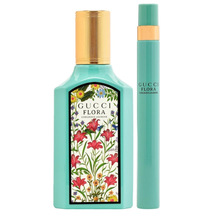 Gucci Flora Gorgeous Jasmine Set For Women Eau De Parfum 50ml + Mini Travel 10ml