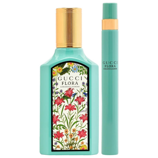 Gucci Flora Gorgeous Jasmine Set For Women Eau De Parfum 50ml + Mini Travel 10ml