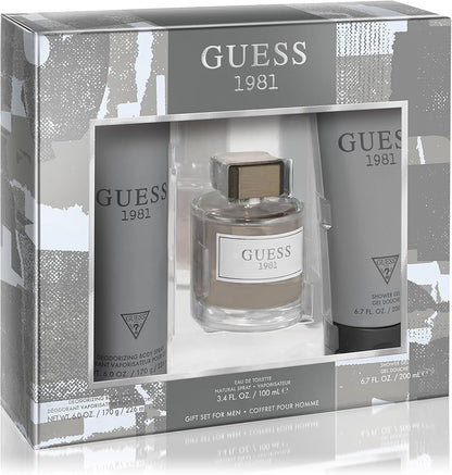 Guess 1981 Set For Men Eau De Toilette 100ml + Deodorant 226ml + Shower Gel 200ml