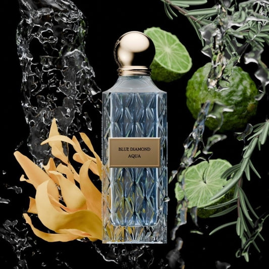 عطر ابراهيم القرشي بلو دايموند اكوا او دو بارفان للجنسين 150مل