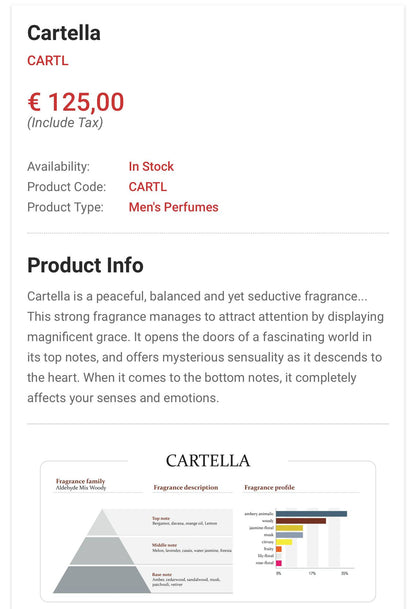 Nishapur Cartella Extrait De Parfum For Men 100ml
