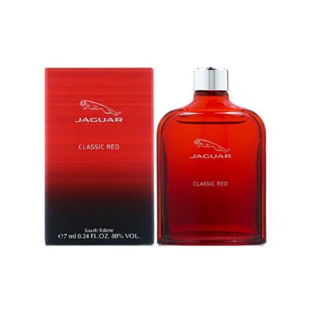Mini travel Jaguar Classic Red Miniature Eau De Toilette For Men 7ml