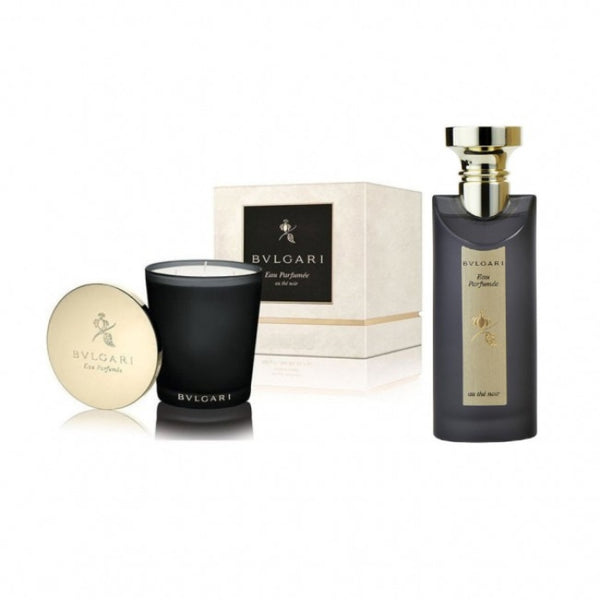 Bvlgari Eau Parfumee Au The Noir Set For Unisex Eau De Cologne 105ml + Candle 325g