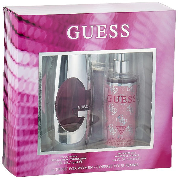 Guess Pink Set For Women Eau De Parfum 75ml + Fragrance Mist 125ml