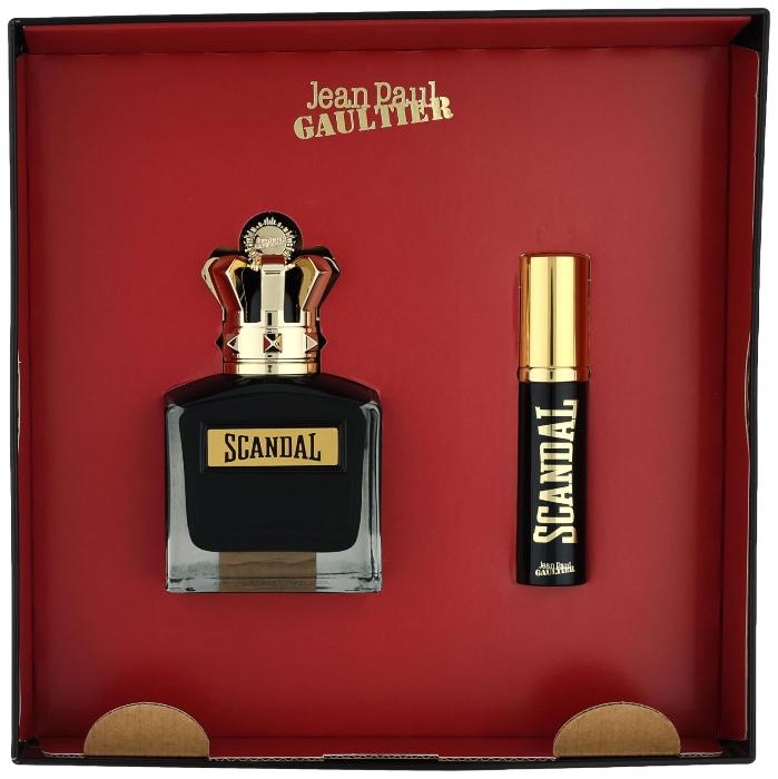 Jean Paul Gaultier Scandal Le Parfum Set For Men Eau De Parfum Intense 100ml + Mini 10ml