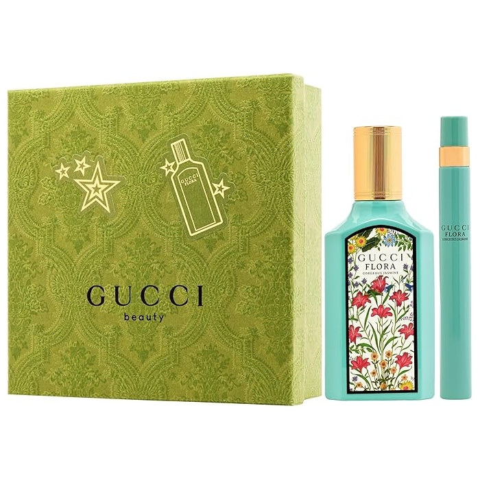 Gucci Flora Gorgeous Jasmine Set For Women Eau De Parfum 50ml + Mini Travel 10ml
