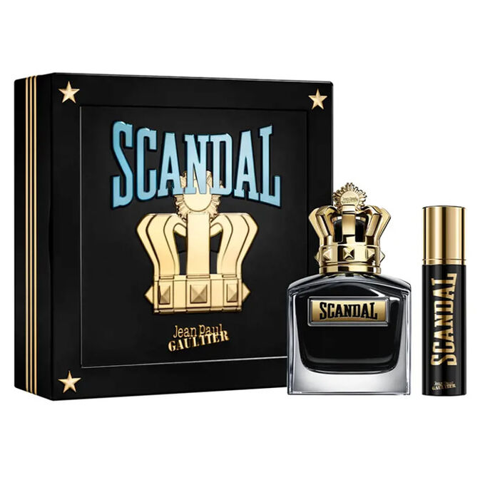 Jean Paul Gaultier Scandal Le Parfum Set For Men Eau De Parfum Intense 100ml + Mini 10ml