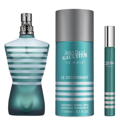 Jean Paul Gaultier Le Male Set For Men 3 Pieces