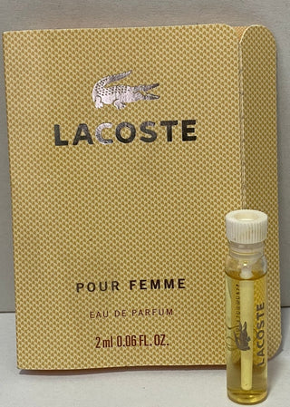Sample Lacoste Pour Femme Vials Eau De Parfum For Women 2ml