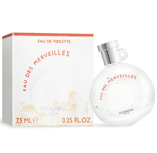 Mini Travel Hermes Eau Des Merveilles Miniature Eau De Toilette For Women 7.5ml