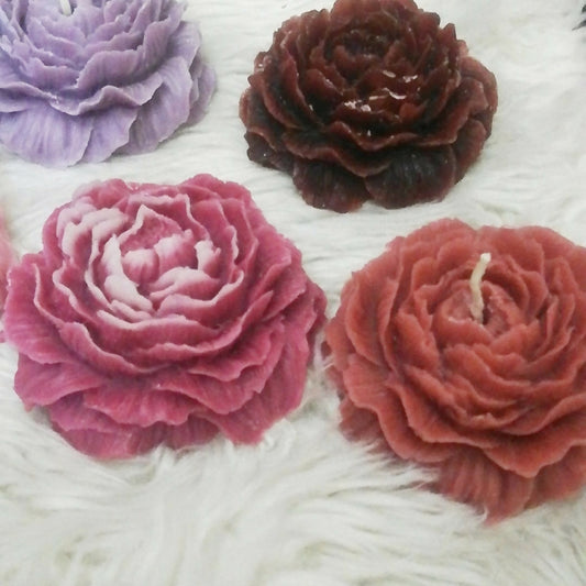 Sherry and Rose Candles Flowers