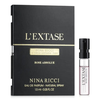 Sample Nina Ricci LExtase Rose Absolue Vials Eau De Parfum For Women 1.5ml