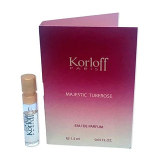 Sample Korloff Majestic Tuberose Vials Eau De Parfum For Women 1.5ml