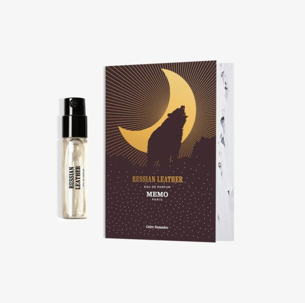 Sample Memo Paris Russian Leather Vials Eau de Parfum For Unisex 1.5ml