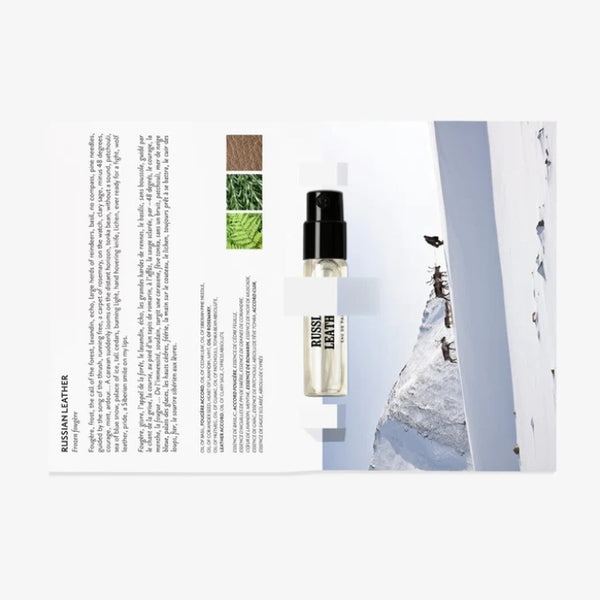 Sample Memo Paris Russian Leather Vials Eau de Parfum For Unisex 1.5ml