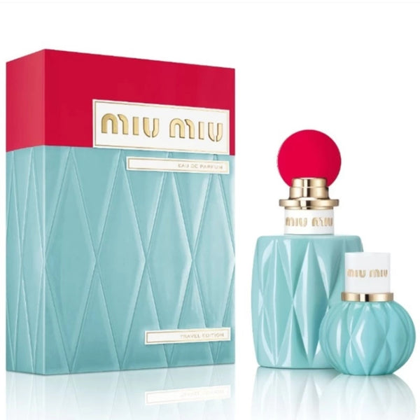 Miu Miu Set for Women Eau De Parfum 100ml+ Travel Size 20ml