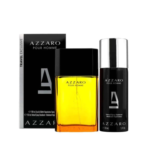 Azzaro Pour Homme Set For Men Eau De Toilette 100ml + Deodorant 150ml