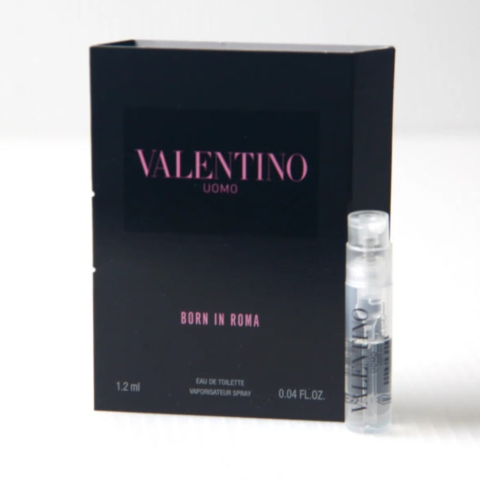 Sample Valentino Uomo Born In Roma Vials Eau De Toilette For Men 1.2ml