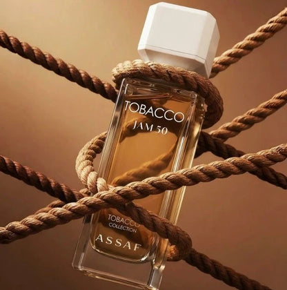 عطر عساف توباكو جام 50 او دو بارفان للجنسين 100مل
