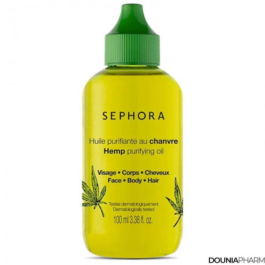 Sephora Huile purifiante au chanvre visage corps 100ml