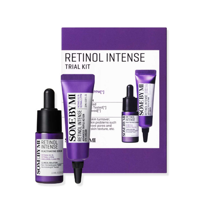 مجموعة سوم باي مي تجريبية مكثفة من الريتينول سيروم 10مل + كريم العين 10مل