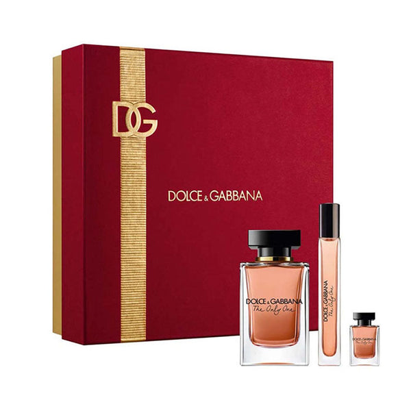 Dolce & Gabbana The Only One Set For Women Eau De Parfum 100ml + Travel Size 10ml + Mini Travel 5ml