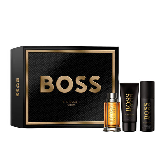 Hugo Boss The Scent Set For Men Eau De Toilette 100ml + Shower Gel 100ml + Deodorant Spray 150ml