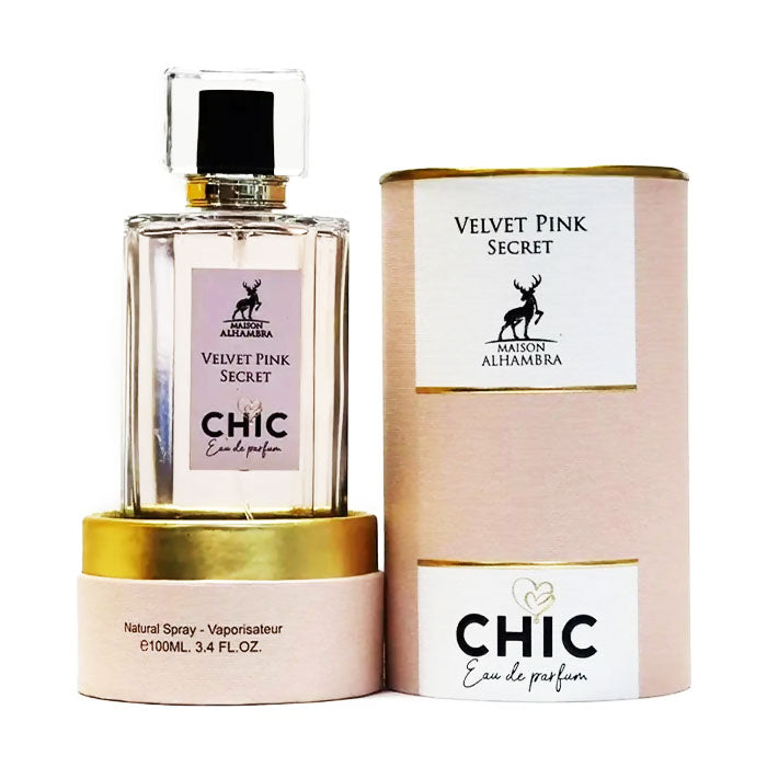 Maison Alhambra Chic Velvet Pink Secret Eau De Parfum For Women 100ml