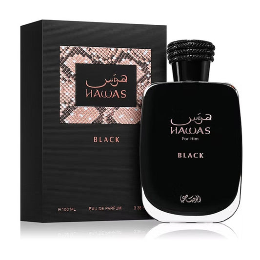 Al Rasasi Hawas Black Eau De Parfum For Men 100ml