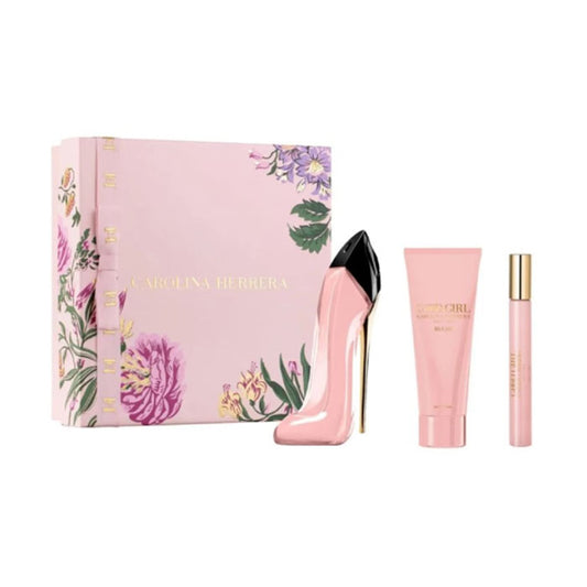 Carolina Herrera Good Girl Blush Set For Women Eau De Parfum 80ml + Mini Travel 10ml + Body Lotion 100ml