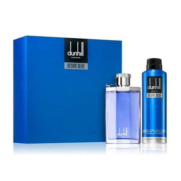 Dunhill Desire Blue Set For Men Eau De Toilette 100ml +Deodorant Body Spray 226ml