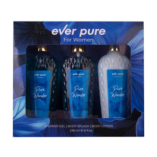 Ever Pure Pure Wonder Set For Women Shower Gel 236ml + Body Splash 236ml + Body Lotion 236ml