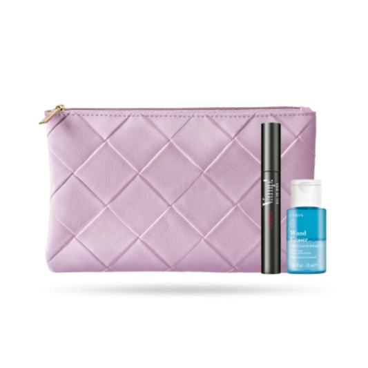 Pupa Milano Set For Women Vamp Mascara All In One 101 Extra Black + Wand Eraser Make Up Remover 50ml + Pouch