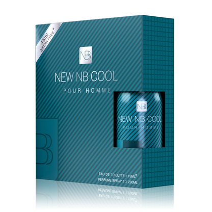 NB Cool Pour Homme Set For Men Eau De Toilette 115ml + Deodorant 200ml