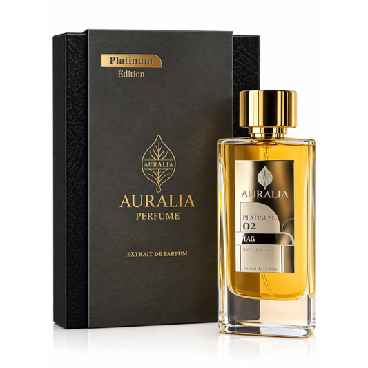Auralia Platinum 02 Tag Royal Tobacco Extrait De Parfum For Unisex 75ml