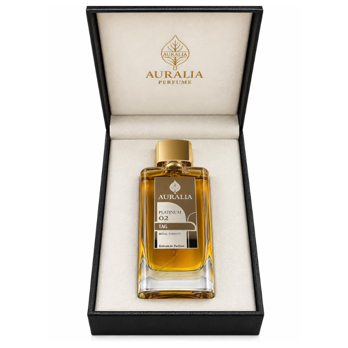 Auralia Platinum 02 Tag Royal Tobacco Extrait De Parfum For Unisex 75ml