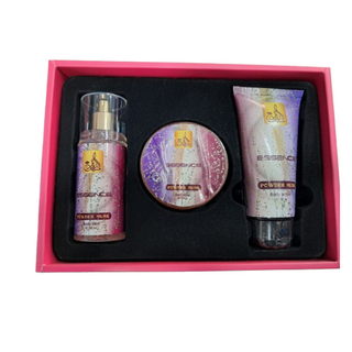 Misk Addiar Essence Powder Musk Set For Women Body Mist 88ml + Body Lotion 88ml + Bath Soap 100ml