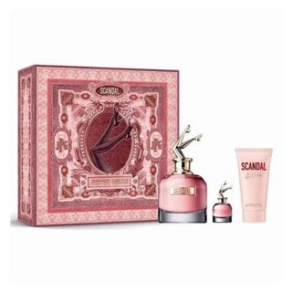 Jean Paul Gaultier Scandal Set For Women Eau De Parfum 80 ml + Travel Size 6ml + Body Lotion 75ml