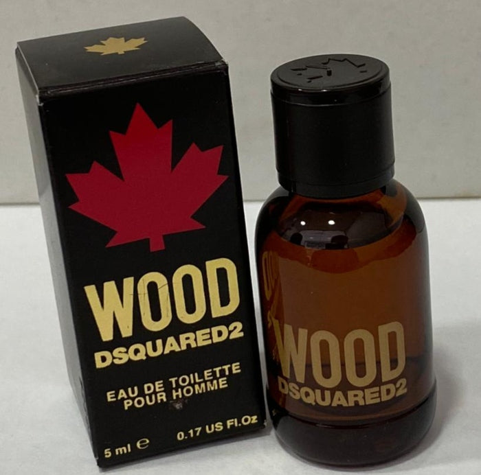 Mini Travel Dsquared2 Wood Miniature Eau De Toilette For Men 5ml