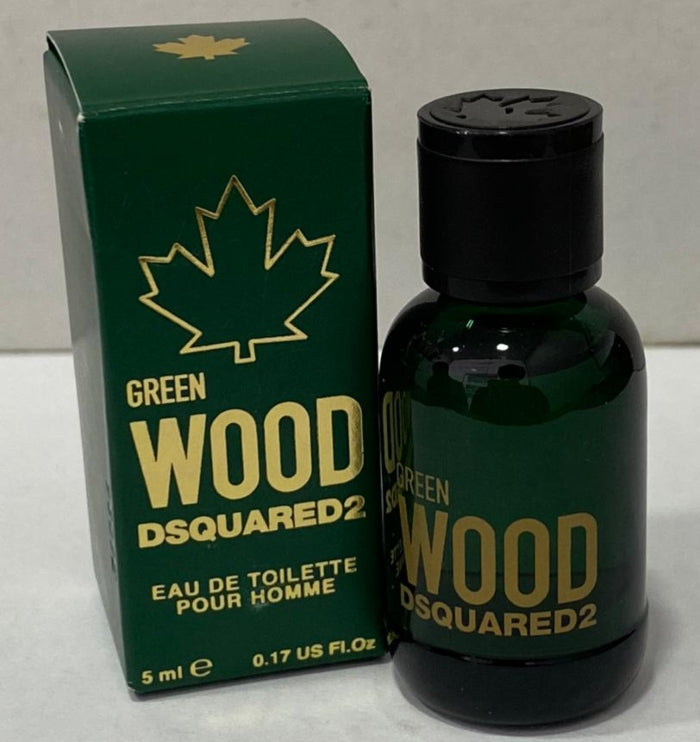 Mini Travel Dsquared2 Green Wood Miniature Eau De Toilette For Men 5ml