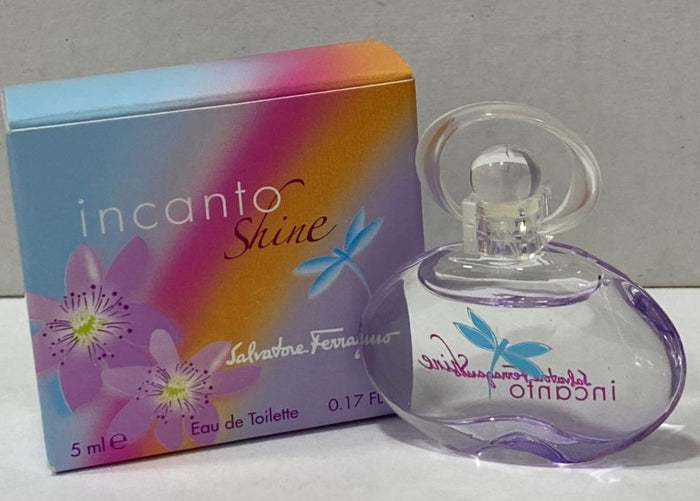 Mini Travel Salvatore Ferragamo Incanto Shine Eau De Toilette For Women 5ml