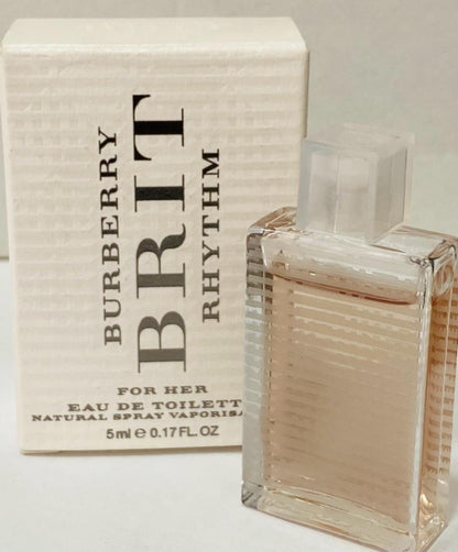 Mini Travel Burberry Brit Rhythm Miniature Eau De Toilette For Women 5ml