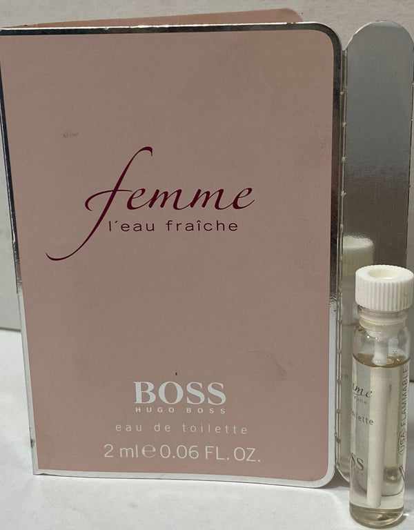 Sample Hugo Boss Boss Femme Leau Fraiche Vials Eau De Toilette For Women 2ml