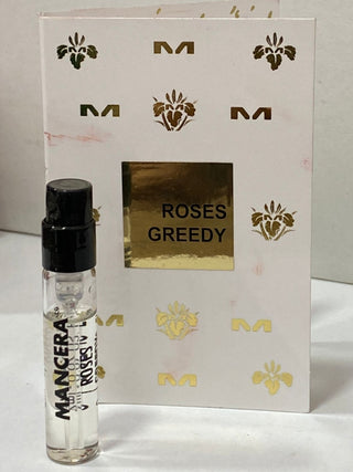Sample Mancera Roses Greedy Vials Eau De Parfum For Unisex 2ml