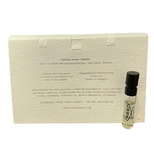Sample Creed Green Irish Tweed Vials Eau De Parfum For Men 2ml
