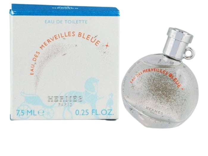 Mini Travel Hermes Eau Des Merveilles Bleue Eau De Toilette For Women 7.5ml