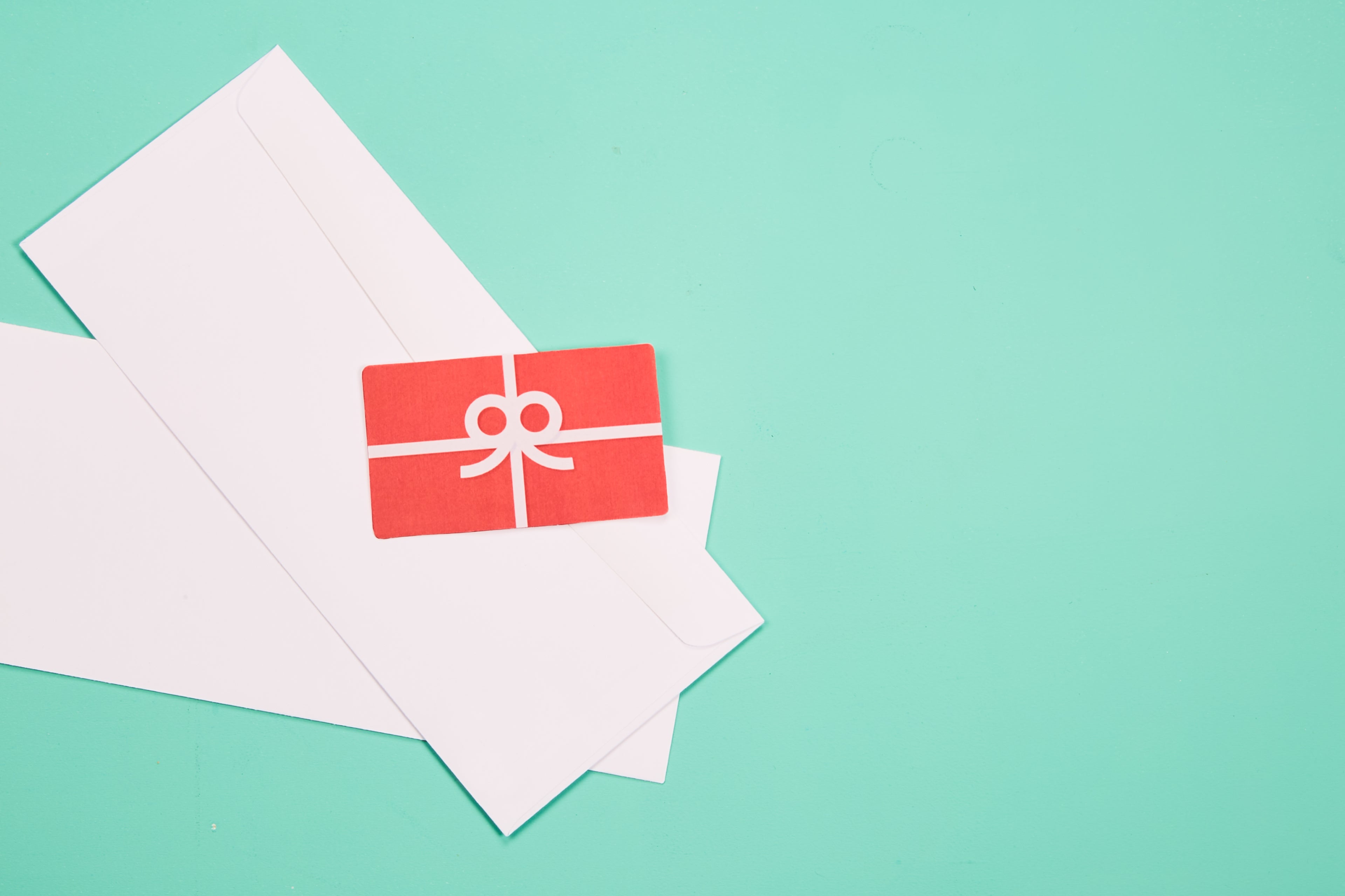 Gift card envelopes