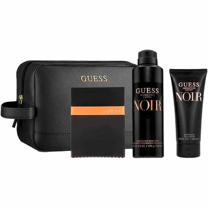 Guess Seductive Homme Noir Set For Men Eau De Toilette 100ml + Body Spray 226ml + Shower Gel 100ml + Pouch